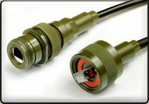 RJ45 Rugged Military Receptacle