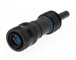 SS16, Plug, Male w/Backshell, F/O Cable